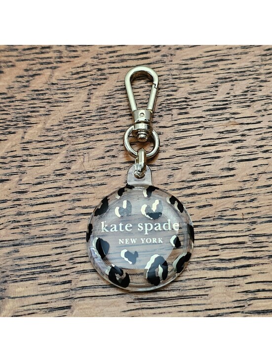 kate spade Accessories - Kate Spade New York City Leopard Apple AirTag Holder Keychain
